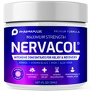 Pharmapulse Neuropathy Nerve Therapy & הקלה קרם - קרם הקלה מקסימלי עבור רגל, ידיים, Legs, Toes כולל Alpha Lipoic Acid, Arnica, ויטמין B6, Aloe Vera, MSM - יעיל Soothing 4oz