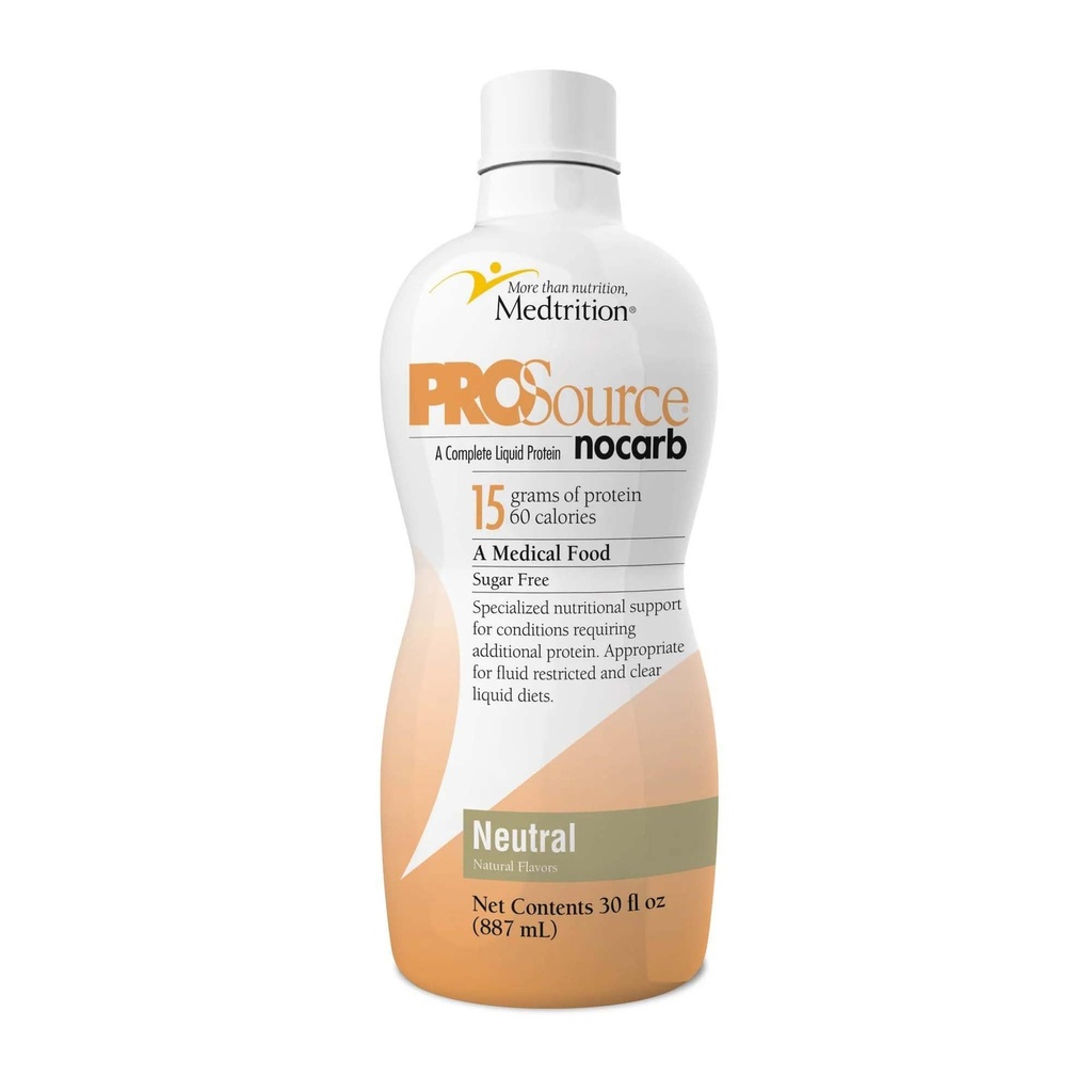 ProSource NoCarb נוזל חלבון, Neutral Flavor, 30 Ounce בקבוק - 1 / כל אחד