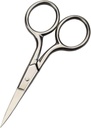 Professional Grooming Scissors for Personal Care שיער הפנים הסרתal ואוזן Nose Eyebrow Trimming Stainless Steel ישר טיפ Scisors גברים