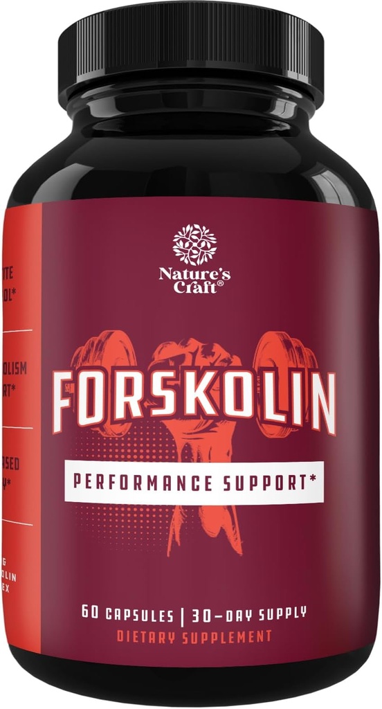 תמצית Forskolin טהורה - Fat Burning & Metabolism Boosting Weight Loss תוסף - גלולות טבעיות לנשים וגברים 30 משרתים לכל אחד