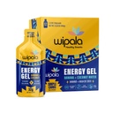 Wila Energy Gel, בננה קוקוס, 12 Pack - Caffeine חינם, מוסמך, non GMO - אנרגיה נקייה עבור פעילות גופנית, ריצה וביצועים