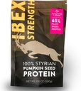 Schlacher & Söhne Styrian Pumpkin Seed אבקת חלבון אבקה: 100% טהור, צמחי חלבון, non GMO, Gluten Free, טבעוני, No Additives, Boost's Immune System, משפר את העיכול, מיוצר באוסטריה 17.6 OZ