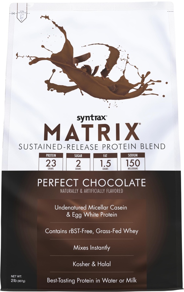 Syntrax Nutrition Matrix - Sustained-Release, Perfect Chocolate 2 lbs.