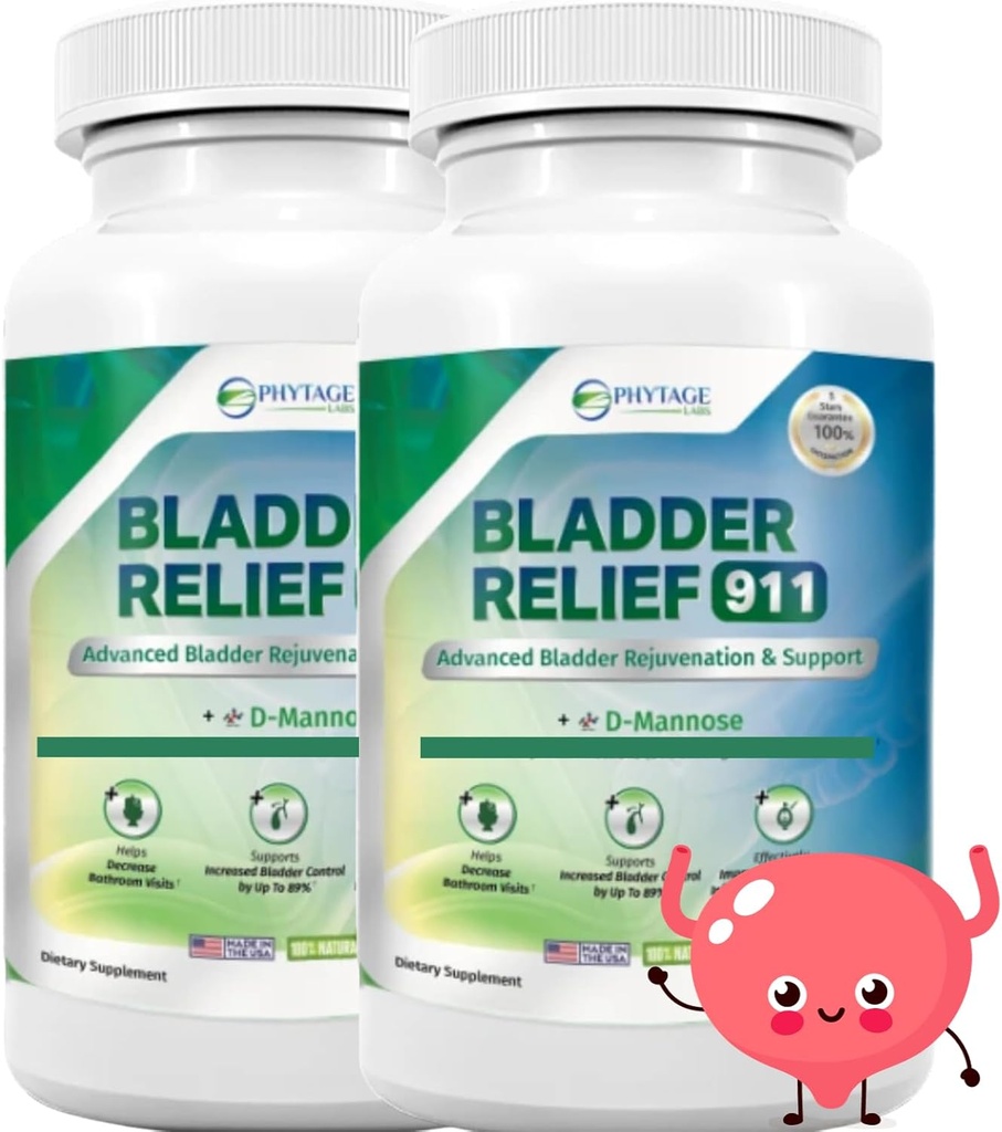 פגיעה ב- 911 ב- Detoxifying Strength - עבור גברים ונשים מספק תמיכה Bladder, 60 קפסולות Veggie - 2 Pack