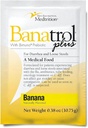 Banatrol Natural Anti-Disarrheal עם Prebiotics, הקלה עבור IBS, Recurring Diarrhea, תמיכה קלינית מזון רפואי, ללא עצירות (Banana)