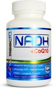 MAAC10 NADH + CoQ10 תוסף | Great Tasting Chewable Tablets | 50 מ"ג PANMOL® NADH + 100 מ"ג CoQ10 | עבור Fatigue, Energy and Mental Focus | NAD+ תוסף (60 טבליות 2 לכל משרת)