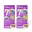 DrBioCare מושבה 7 ימים ניקוי, 7 ימים פלאש, קולון ניקוי, Detox & Digestive Support, Prune Flavor - 14 Packs