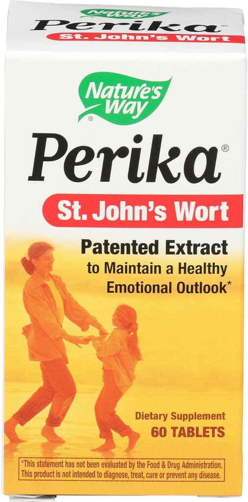 דרכו של הטבע Perika St. John's Wort, 60 טבליות, Pack of 2