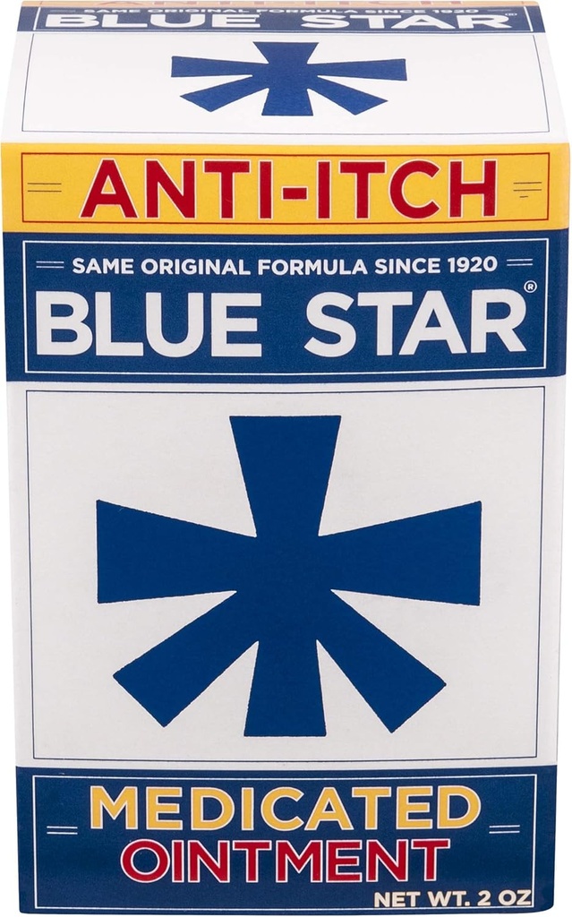 כוכב כחול Anti-Itch Medicated Ointment 2 oz (Pack of 3)