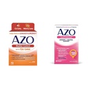 AZO Bladder Control with Go-Less Daily Supplement: Helpsפחתת Urgency ו- Double Protection | Urinary + Vaginal Support