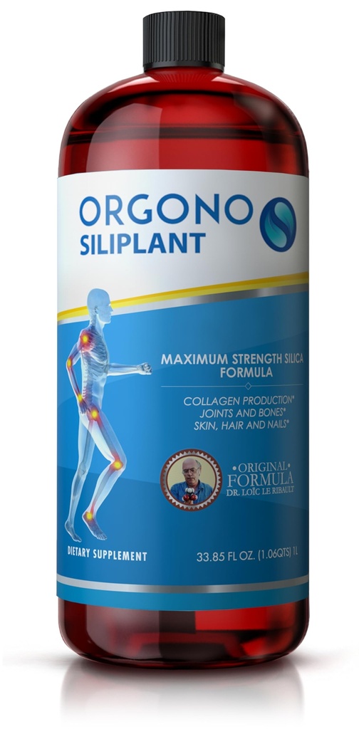 Orgono Living Silica Siliplant | Collagen Booster | תמיכה ב-Elastin הפקה עבור תמיכה משותפת ועצמות, Glowing Skin, שיער חזק וציפורים. 66 משרתים