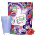 FlavCity All-in-One Protein Smoothie for Kids (Magical Berry) - Grass-Fed & Undenatured Whey חלבון אבקת עם 15g חלבונים ו-5g Collagen - Gluten-Free & Non-GMO - 15 משרתות
