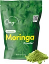 OMG! אבקת Superfoods אורגני Moringa - 100% טהור, USDA מוסמך אורגני - מקור טוב של Calcium, ברזל, ויטמין A, ויטמין E & More! - 15.5 אוונים (1חבילה)