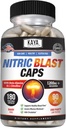 Kaya Naturals - Nitric Blast Potent All-Natural Herbal תוסף עבור יתרונות בריאותיים מקסימליים | Pre-Workout | אנרגיה מוגברת | שיפור ביצועים בשעות הלילה (180)