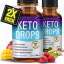 Toplux Keto Diet Drops Ketogenic תוסף - Premium Formula לתמיכה Ketosis, Better Absorption נוזל, Garcinia Cambogia, עבור גברים ונשים