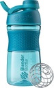 בלנדר בוטל 20oz SportMixer חלבונים Shaker Bottles, Black & Teal, Bundle של 2