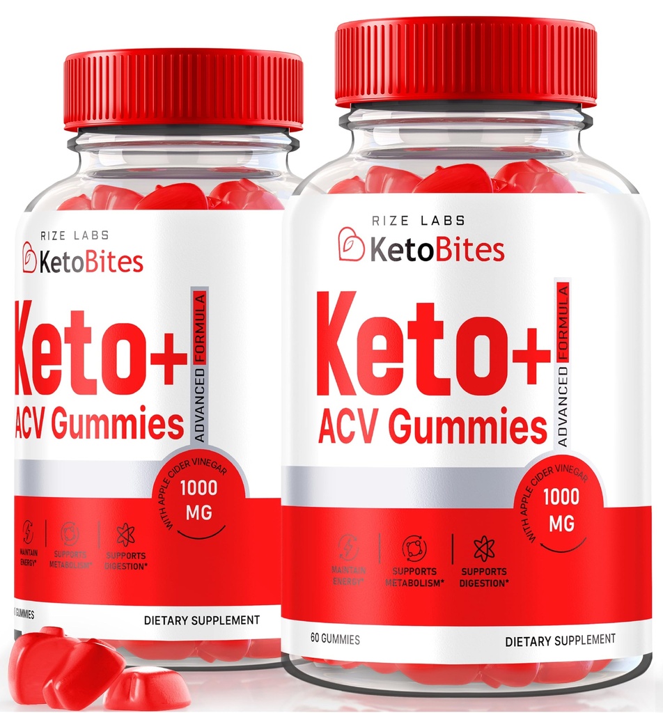 מעבדות גילוח - Keto Bites ACV חניכיים לירידה במשקל מתקדם, כל תוספי Apple Cider Vinegar טבעי (120 חניכיים)