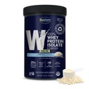 Biochem 100% Whey Sugar-Free Vanilla 20g, 11.8oz, מוסמך Vegetarian, Gluten חינם, מוסמך non-GMO נבדק, Keto Friendly, Grass-Fed