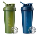 בלנדר בוטל קלאסי Shaker בקבוק מושלם עבור חלבונים שקד ו-Pre Workout, 28-Ounce (2 Pack), Moss וחיל הים
