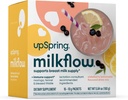 UpSpring Milkflow Immune תומך בהנקה של משקאות תוספת לערבב Fenugreek-Free, Moringa Elderberry Lemonade Flavor, Lactation תוספת לתמיכה אספקת חלב אם, 16 Mixes