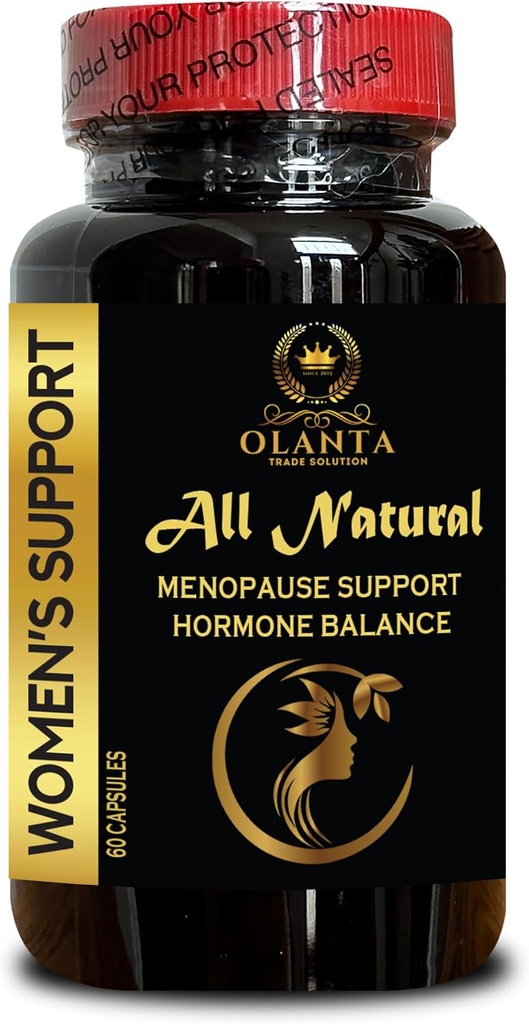 תמיכת נשים - תערובת התמיכה של Menopause, תוסף צמחי מלא לנשים, Antioxidant Rich, Hot Flashes & Immunity - 1 בקבוק 60 קפסולות