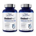 1MD תזונה CholestMD עם תמצית אוליב, Bergavit, Niacin, Garlic | 120 קפסולות (2-Pack)