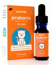 Probonix נוזל פרוביוטיקה עבור חתולים - 8-Strain Cat Probiotic טיפות כדי Fortify Feline Gut בריאות, בריאות שיניים, חסינות ועוד - 30 יום אספקה - Liver Flavor