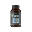 להתמקד 14-in-1 Nootropic המוח תוספת עם Lions Mane, Alpha GPC Choline, ויטמין C & B12, טאורין, Bacopa - אנרגיה, קוגניטיבית, תמיכה בזיכרון, 60 מלא קפסולות חינם קפסולות