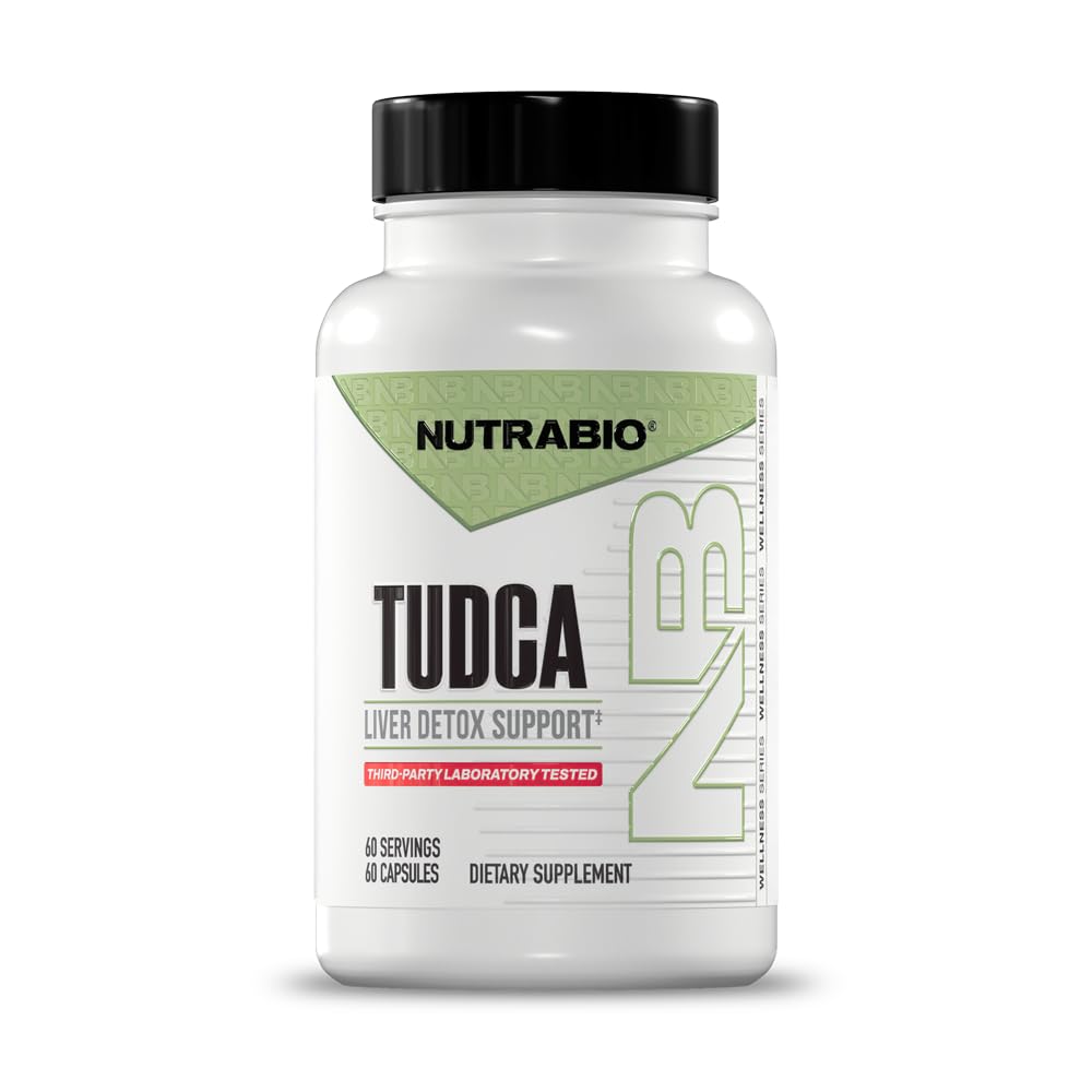 Unbound על ידי NutraBio - תוסף Tudca, 60 קפסולות - May Help Liver Health, Detoxification, ו-כלל בריאות