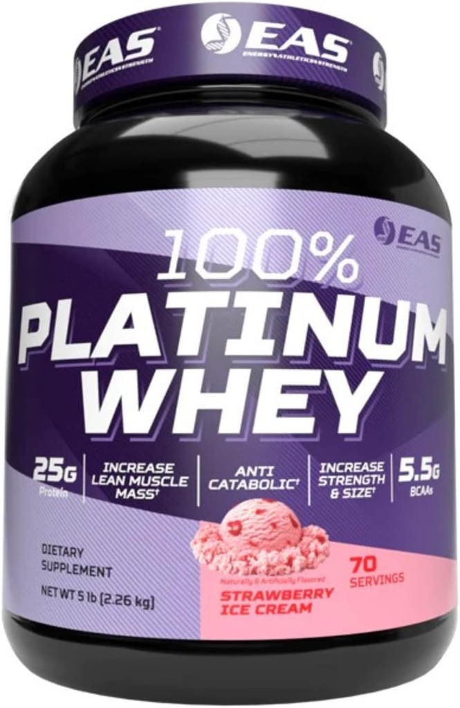 מדעים ניסיוניים ויישומים 100% פלטינום | 3 Ultra-Platinum Whey Proteins | הגדלת גודל וכוח | 25g חלבון, 5.5g BCAAs | 5 פאונד (רחץ קרח)