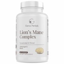 Lions Mane Complex - 4:1 לחלץ לבריאות המוח, קוגניטיבית וזיכרון תמיכה - 60 קפסולות