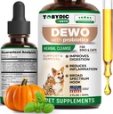 הרחבה רחבה של Herbal Intestinal הגנה עם פרוביוטיקה לחתולים וכלבים - תמיכה טבעית מסייעת להסיר טוקסין - תוספות - המיוצר בארה"ב