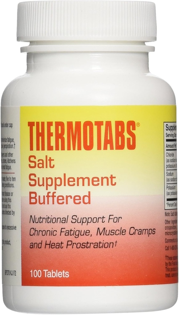 TheRMOTABS Salt תוסף Buffered Tablets, 100 Count (Pack of 3)