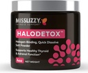 מיס ליזי HaloDetox - Pure, Unrefined פינק פוליסת מלח עם 80 מינרלים להלגן Detox Bromine, Chlorine, & Fluoride, Replenish Electrolytes, ותמיכה בריאים Thyroid & Adrenal פונקציות - 4oz 4oz Bromine, Chlorine, & Fluoride, Replenish Electrolytes, & Support Healthy Thyroid & Adrenal Functions