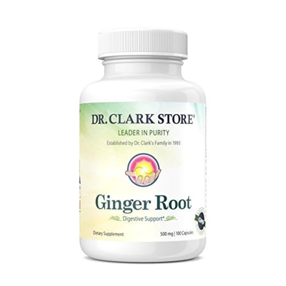 ד"ר קלארק ג'ינג'ר Root Supplement - תמיכה תזונתית - 500 מ"ג 100 קפסולות גלטין