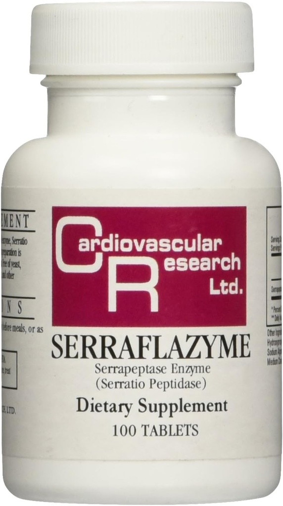 Cardiovascular Research Serraflazyme Tablet, 100 Count