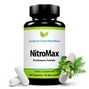 NitroMAX ביצועים פורמולה - L-Arginine Nitric Oxide תוספת פלוס Citrulline, AKG, Beta Alanine - בנו שריר, אשולריות, אנרגיה, Circulation - Workout Harder - 60 L-Arginine קפסולות