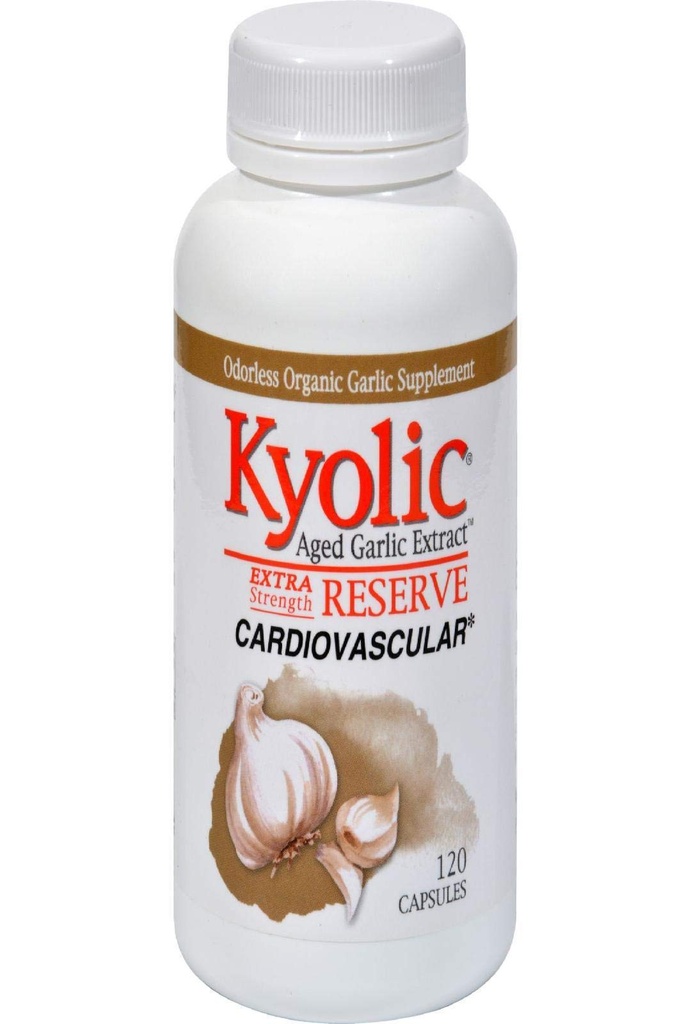Kyolic Reserve Age Garlic לחלץ 600 מיליגרם 120 קפסולות