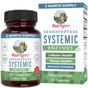 MaryRuth Organics Serrapeptase Enzymes קפסולות | עד 2 חודשים אספקה | תוספת של Enzyme ל-High Potency Sinus Relief Pills