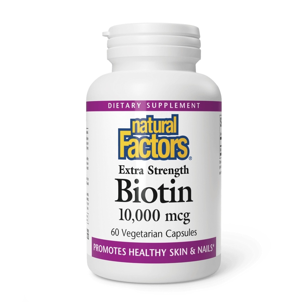 גורמים טבעיים ביוטין 10000Mcg, 60 CT