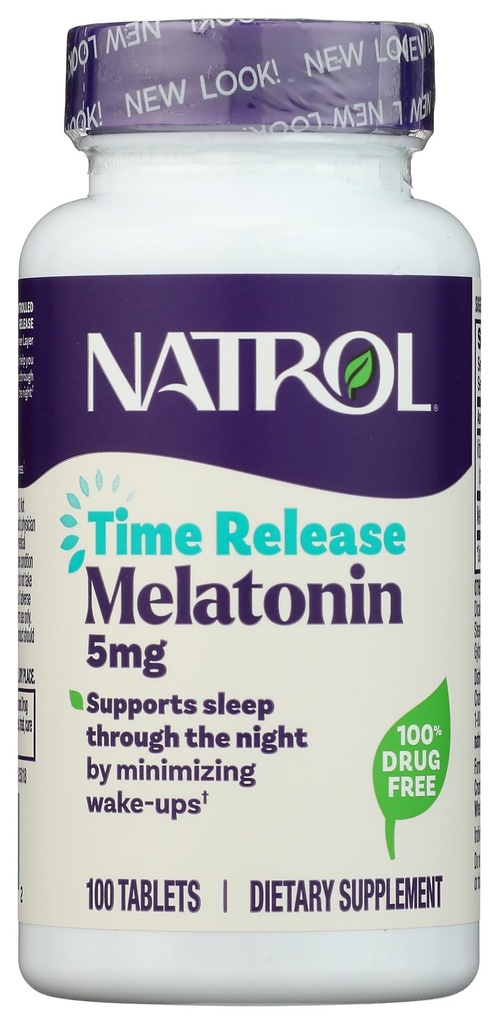 Melatonin 5 מ"ג זמן לשחרר, 0.32 lb