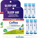 Boiron Coffea Cruda 30C - 6 Total Blue Tubes - Homeopathic Sleep Aid for Restless Sleep, Mental Hyperactivity, מחשבי מירוץ, וקשה לישון עם Blue Ink Pen