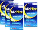 Midnite Sleep Aid for Occasional Sleepless, 30 טבליות צ'רי צ'ארלס צ'ארלס צ'ארלס כל אחד (Value Pack of 4)