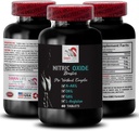A-AKG - NITRIC OXIDE BOOSTER - תוספי תחמוצת nitric לגברים, אנרגיית פעילות גופנית, כוח משאבה, פורמולה כושר, סיבולת, מיקוד ביצועים, תערובת אנרגיה, חיזוק 1 בקבוק 60 טבליות