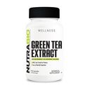 NutraBio Green Tea Extract, Adds Antioxidant יתרונות ומסייע בריאות כללית ו- Well-Being, 500 מ"ג - 90 קפסולות