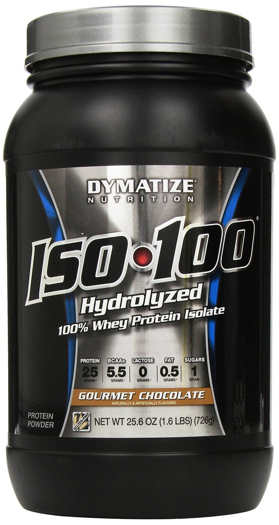 Dimatize ISO 100 Whey חלבון אבקת עם 25 גרם של hydrolyzed, שוקולד, 1.6 פאונד (pack של 1), 25.6 Ounce