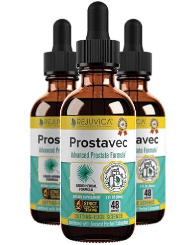 Prostavec Advanced Prostate Support תוסף - פורמולה נוזלית עבור קיצור מהיר יותר עם Pygeum, Saw Palmetto, Sting Nettle + Turmeric & Damiana - טבעוני, non-GMO - 6 oz oz