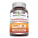 פורמולה מדהימה Boswellia לחלץ Turmeric ו Tart Cherry תוספת | 2400 Mg Per המשרתת | 60 ווג'י קפסולות | Non-GMO | Gluten Free | Made in USA