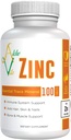 AlcheVita Zinc 50mg - High Bio-Availability - Essential Trace מינרלים - תוספת לתמיכה בחיסון, עצמות, תמיכה בעור ובשרירים