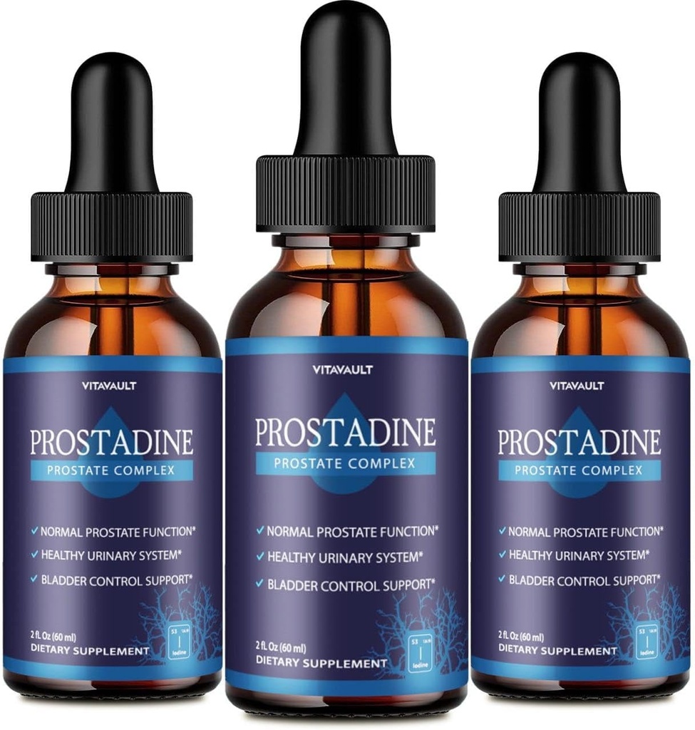 Prostadine, Potent Prostate Support Drops, Highly-Rated Prostadine עבור All Prostate, Easy-to-Use Dropper Form (3 Pack)